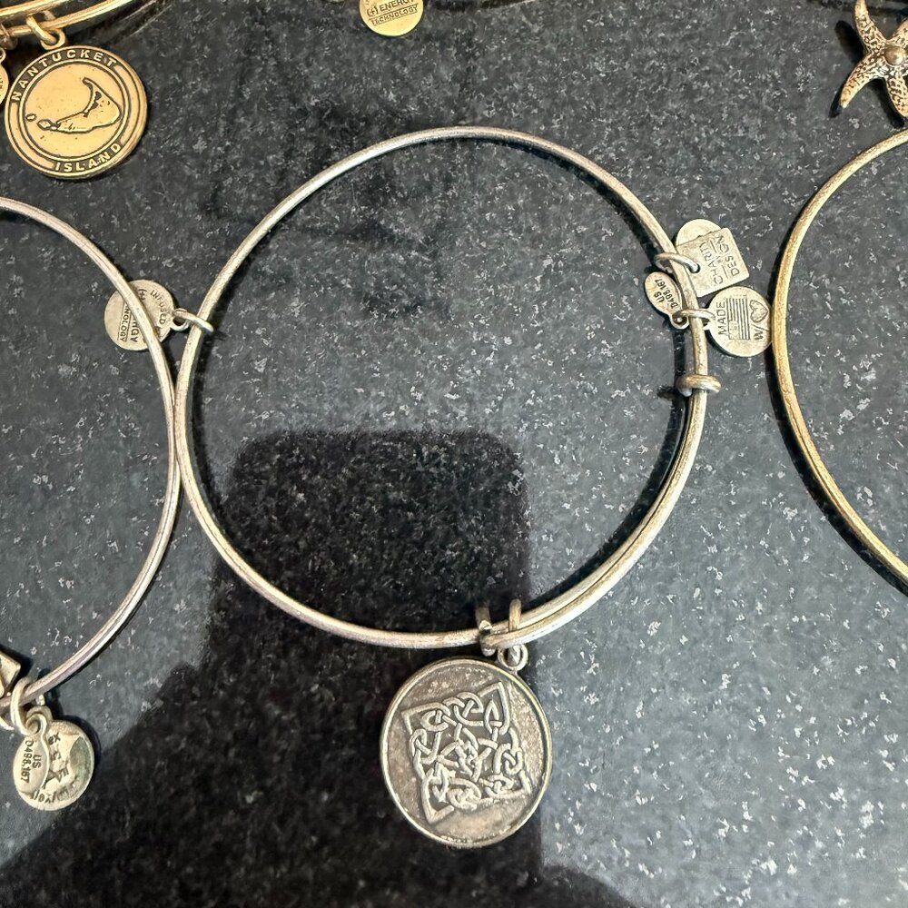8 Alex and Ani bracelets